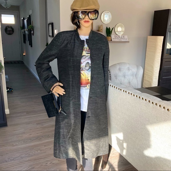 BCBGMaxAzria Jackets & Blazers - 💋 BCBG long black suit blazer jacket coat 🧥 0